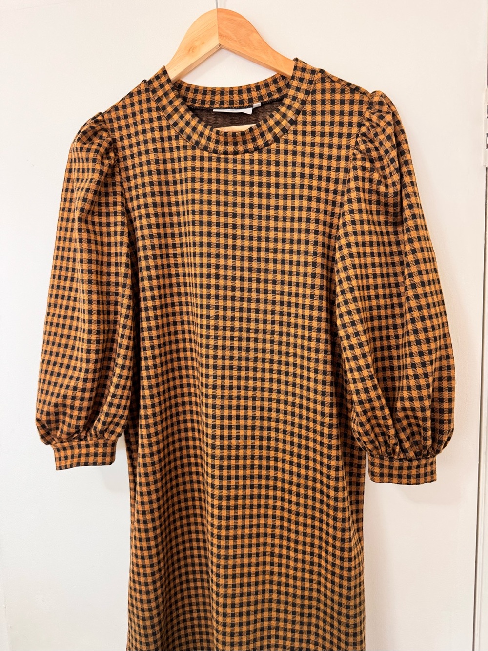 Minimum Gingham Midi Dress – Size S - Picture 2 of 9